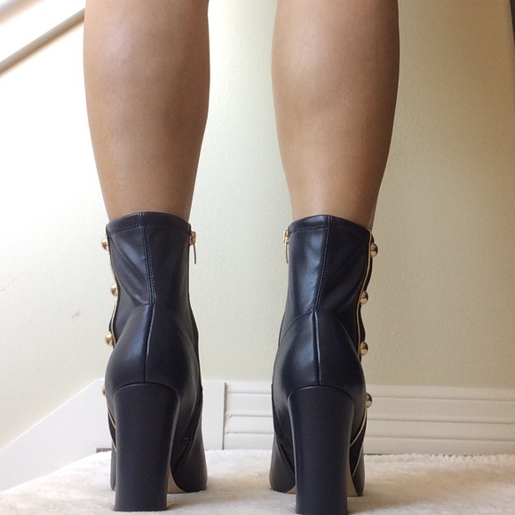 Mark Fisher Navy Booties - Picture 6 of 8